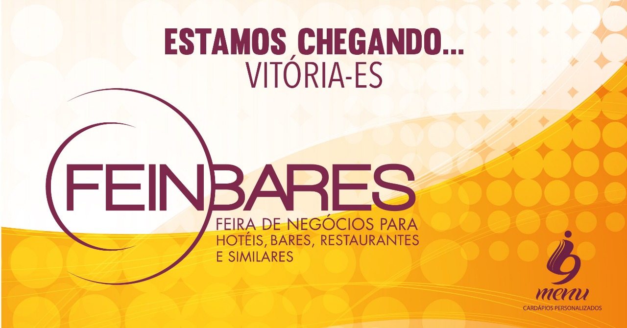 FeInBares 2018 conta com participação da i9Menu e apresenta soluções para o segmento de alimentação fora do lar